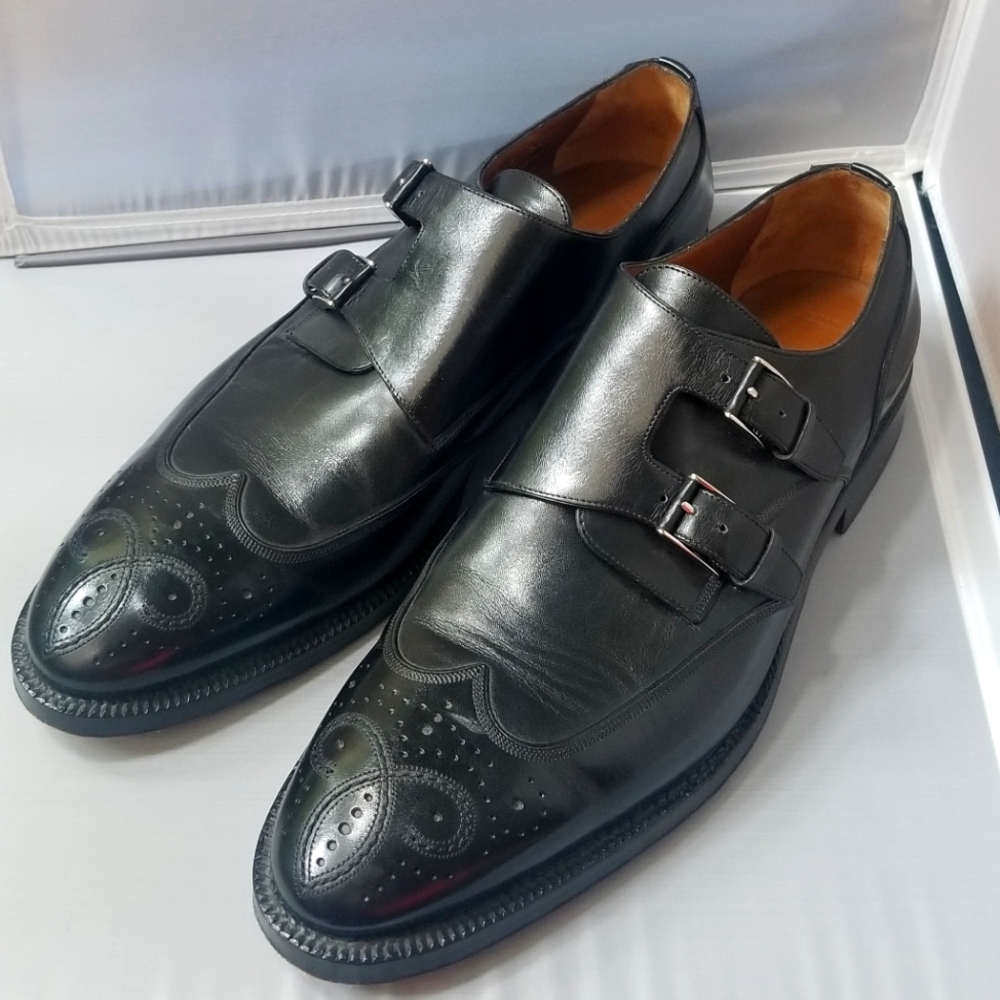 Bally Handcrafted Double Monk Strap shoes